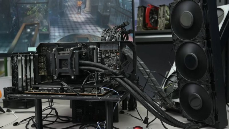 RTX 3080装上360mm服务器水冷：显存温度骤降54℃ 性能提升9%近日博主Trashbench将一款Arctic WS360 360mm服务器级一体式水冷散热器，直接安装到GeForce RTX 3080显卡上