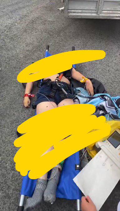5.1假日期间重庆一女子玩高空滑索时当场坠亡