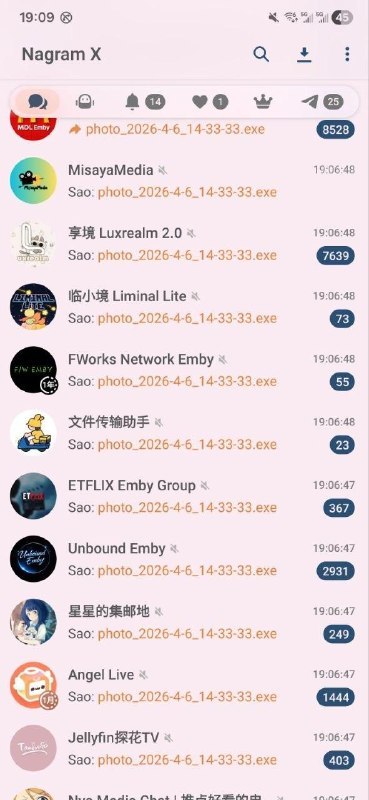 ▎ 某Emby服腐竹账号疑似被盗目前正在大规模批量发送相关文件（群聊or私聊），切勿执行任何exe后缀文件🗒 标签: #Emby#吃瓜📢 频道: @me888888888888🎈 群组: @imbbbbbbbbbbb🪬 合作&推广：@imbbbbb_bot@imbbbbbbbb☝️消息怕错过？请收藏频道并开启推送！☝️via 小声逼逼 - Telegram Channel▎ 某Emby服腐竹账号疑似被盗目前正在大规模批量发送相关文件（群聊or私聊），切勿执行任何exe后缀文件🗒 标签: #Emby#吃瓜📢 频道: @me888888888888🎈 群组: @imbbbbbbbbbbb🪬 合作&推广：@imbbbbb_bot@imbbbbbbbb☝️消息怕错过？请收藏频道并开启推送！☝️via 小声逼逼 - Telegram Channel