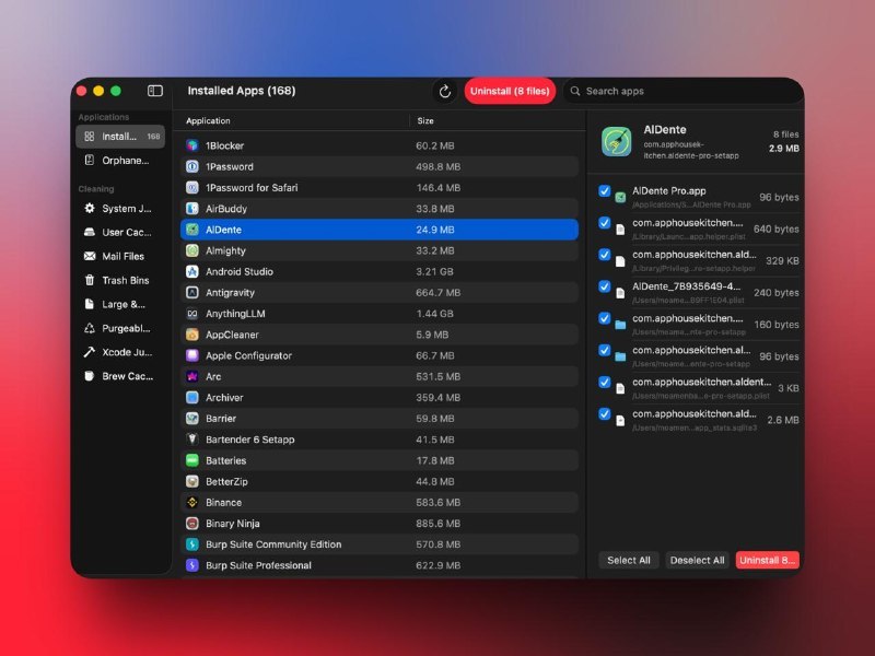 开源macOS清理工具PureMac v2.0.0发布PureMac 2.0近日发布，作为一款专为 macOS 打造的免费系统清理工具（开发者强调，该工具“100% 免费”，不包含试用版、付费高级版或订阅等级 ）