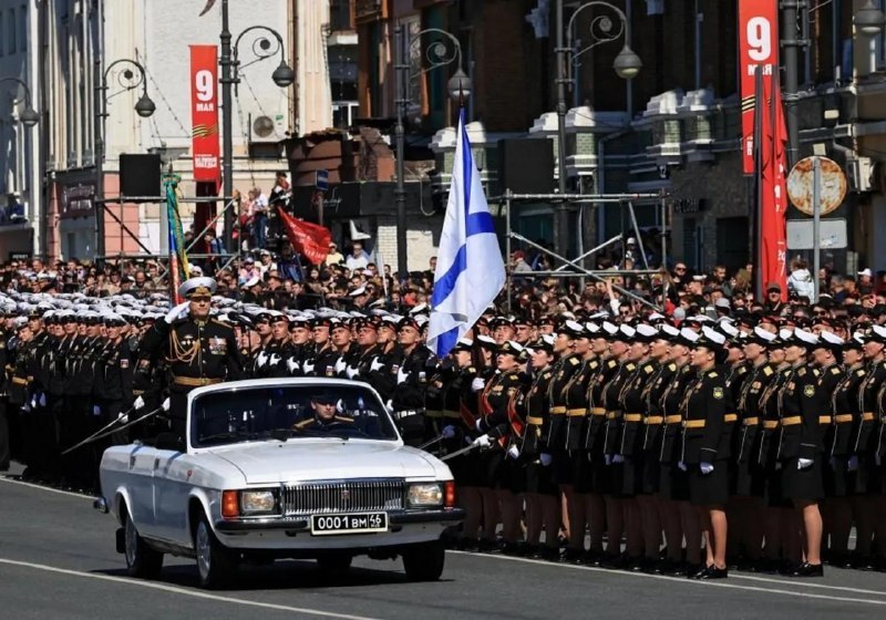 ↩️🖼 俄罗斯5月9日在举行红场阅兵，纪念卫国战争胜利81周年