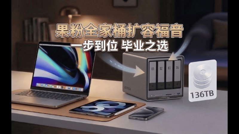 一步到位的NAS毕业选择：苹果用户最后一次升级存储的“终点站”