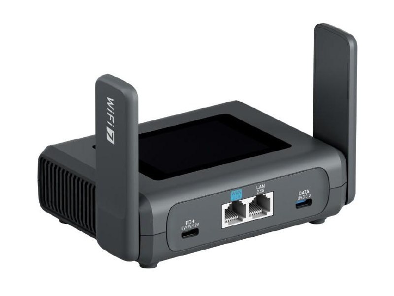 广联智通推出了 Slate 7 Pro 三频 Wi-Fi 7 旅行路由器，号称首款支持三频聚合