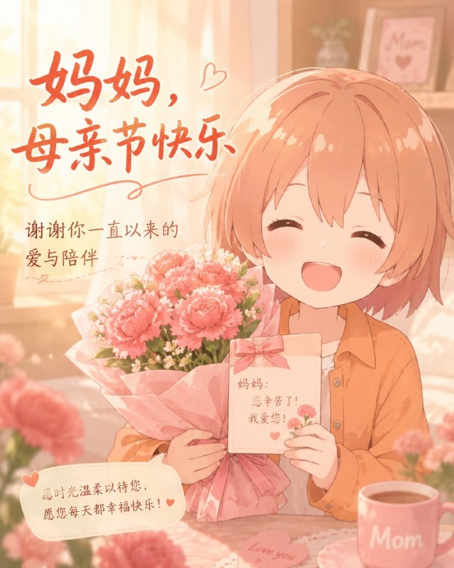 温馨提示：明日，2026年5月10日星期日 母亲节via 科技圈🎗在花频道📮 - Telegram Channel