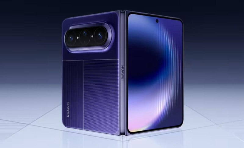 行业首款横向阔折叠手机：华为 Pura X Max 正式亮相，4 月 20 日发布华为 Pura X Max 采用偏直角边框设计，小屏是顶部居中挖孔摄像头，内部折叠大屏是右上角挖孔摄像头