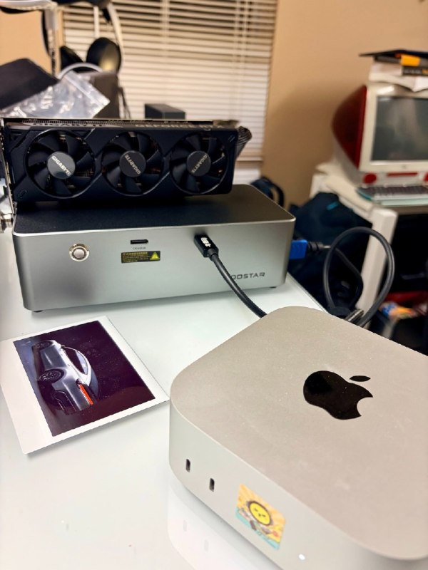 开源驱动获苹果批准 RTX 5090能在Mac mini上运行曾几何时，在Mac上使用Nvidia显卡是件稀松平常的事