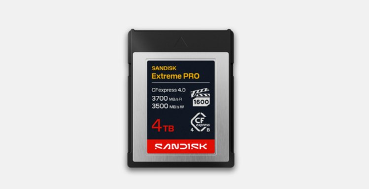 闪迪CFexpress 4.0发布：3700MB/s读写+最高4TB容量 卖到12000元闪迪（SanDisk）近日正式发布了全新一代SANDISK Extreme PRO CFexpress 4.0 Type B存储卡