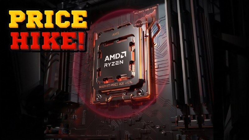 AMD将大幅提高CPU价格 从4月起涨价15%在内存危机持续蔓延的背景下，几乎所有电脑配件的价格都达到了多年来的最高点