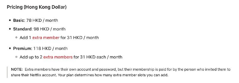 🖼 港区Netflix 涨价，108 HKD -> 118 HKD/月港区Netflix 涨价，108 HKD -> 118 HKD/月🗒 标签: #Netflix #涨价📢 频道: @GodlyNews1🤖 投稿: @GodlyNewsBotvia Yummy 😋 - Telegram Channel