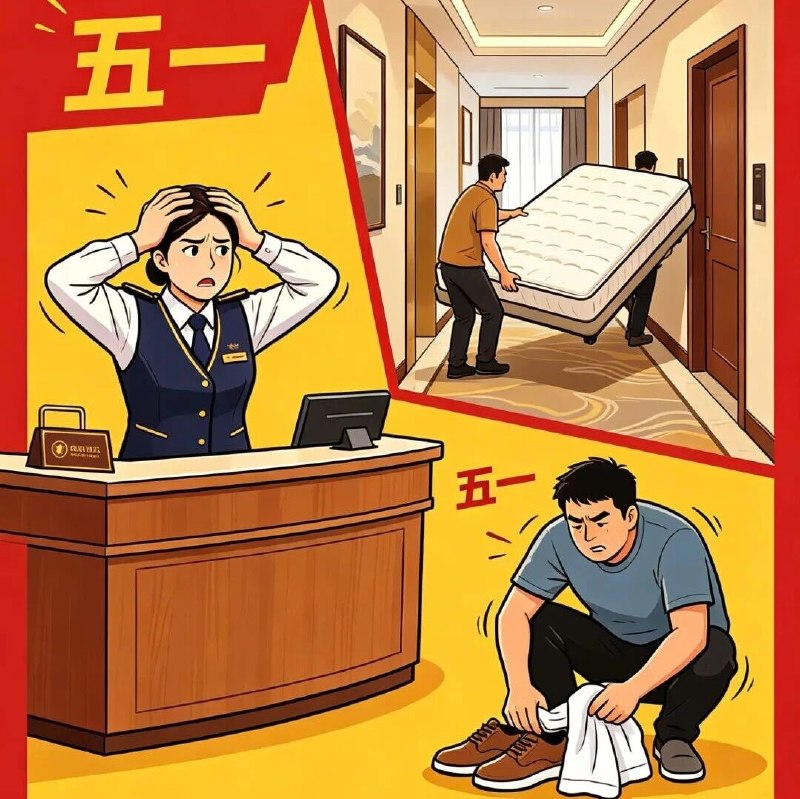 五一客人，究竟能有多离谱？via 酒店圈儿