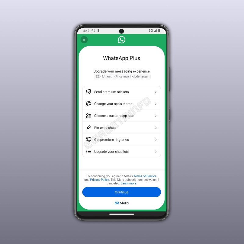 WhatsApp 正在测试付费“Plus”订阅服务WhatsApp Plus 先向 Android 上的一小部分用户推送，iOS 版本会在之后推出