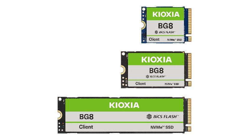 PCIe 5.0杀入主流市场 铠侠BG8 SSD发布铠侠正式发布面向PC OEM市场的主流级PCIe 5.0客户端固态硬盘——KIOXIA BG8系列