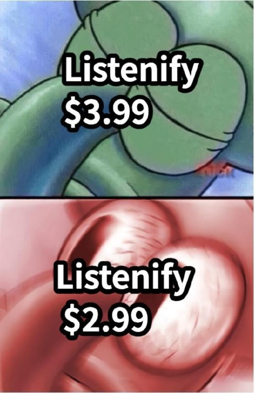 ▎ Listenify降价了，降价了，$ 5.99 ➡️ $ 2.99👇👇👇