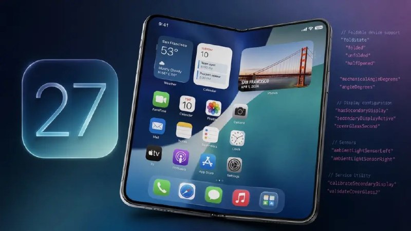 iOS 27代码揭示苹果2000美元折叠iPhone新线索随着苹果全球开发者大会落下帷幕，iOS 27首个测试版中隐藏的代码线索引发了广泛关注