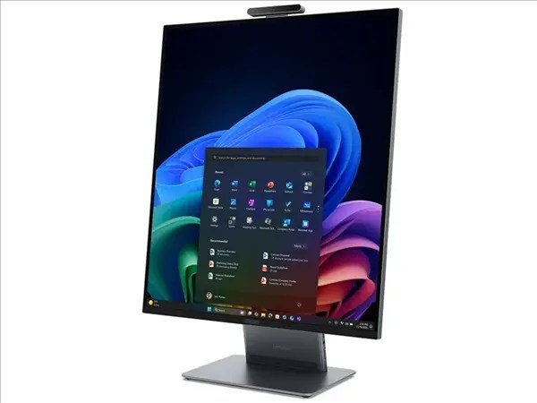 联想ThinkCentre X AI台式机发布 罕见的16:18屏幕 还支持90度旋转联想正式面向商用市场发布ThinkCentre X系列AI台式机，包含ThinkCentre X AIO Aura Edition一体机和ThinkCentre X Tower塔式工作站两款产品