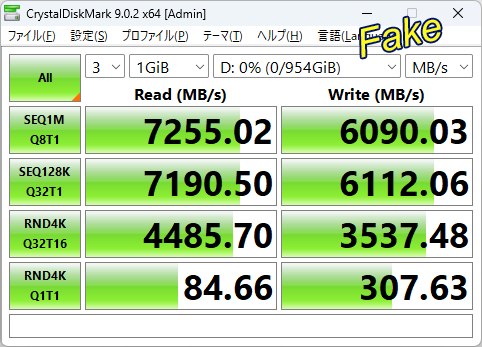 假SSD越来越真 测速7255MB/s、容量校验全过 大文件拷贝才露馅据日本AKIBA PC Hotline报道，市面上出现了一批仿真度极高的假冒三星990 PRO SSD