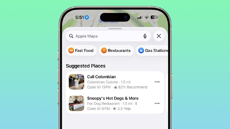 苹果地图应用广告今夏登陆 iOS 26.5“推荐地点”功能已上线苹果于昨日正式发布 iOS 26.5 系统更新，在地图应用中上线名为“推荐地点”（Suggested Places）的新功能，被视为今后在苹果地图服务中投放广告的前期铺垫