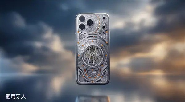 Caviar推出iPhone 17 Pro Max典藏版 机身可拆装瑞士名表高端数码定制品牌Caviar发布Masters of Time典藏系列，基于iPhone 17 Pro Max深度改装，首创机身内嵌可拆装瑞士机械腕表的定制方案