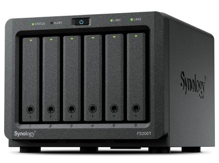 群晖推出桌面型全闪存储服务器 FS200T，搭载英特尔赛扬 J4125，配 6 个 2.5 英寸 SATA 盘位，内置 4GB DDR4 内存和双网口