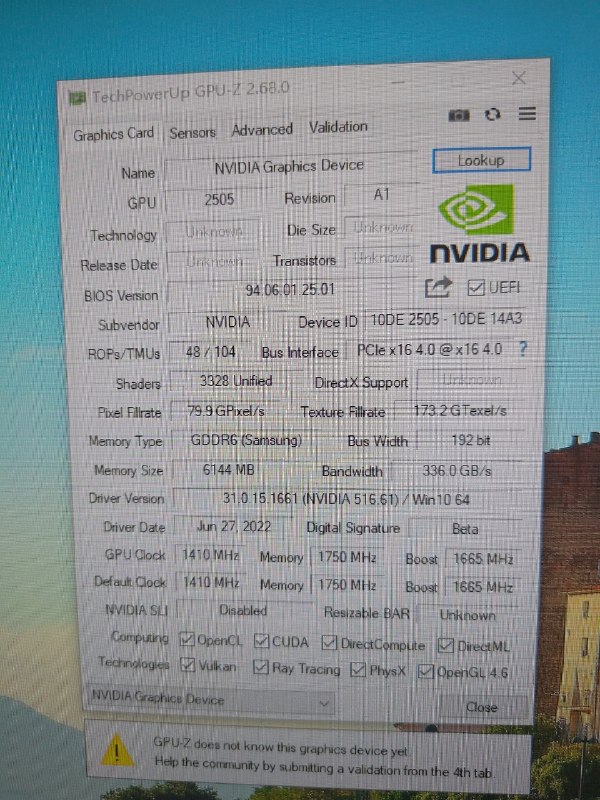桌面版 RTX 3050 Ti 工程样卡现身：采用 GA106 核心、3328个CUDA 核心与6GB显存一款从未正式发布的 NVIDIA GeForce RTX 3050 Ti 桌面显卡近日在网络曝光，证实这一“只存在于笔记本端”的型号在 Ampere 时代其实曾有桌面版工程样卡流出