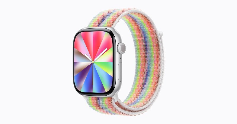 Apple 推出新款彩虹系列表带、表盘及墙纸Apple 今日推出新款 Apple Watch 彩虹版回环式运动表带、配套表盘及 iPhone 和 iPad 墙纸