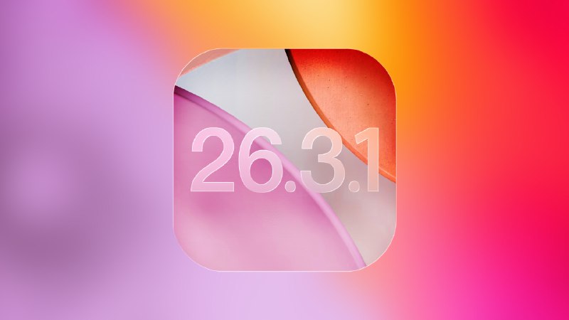 Apple Releases iOS 26.3.1 and iPadOS 26.3.1 With Bug Fixes and Studio Display SupportApple today released iOS 26.3.1 and iPadOS 26.3.1, minor updates to the iOS 26 and iPadOS 26 operating systems. The software comes three weeks after Apple released iOS 26.3 and iPadOS 26.3.The new software can be downloaded on eligible iPhones and iPads over-the-air by going to Settings > General > Software Update.According to Apple's release notes, the update adds support for the new Studio Display and Studio Display XDR, and it includes unspecified bug fixes.Apple is also beta testing iOS 26.4 and iPadOS 26.4, major updates that are set to come out this spring.Related Roundups: iOS 26, iPadOS 26Related Forum: iOS 26This article, 
