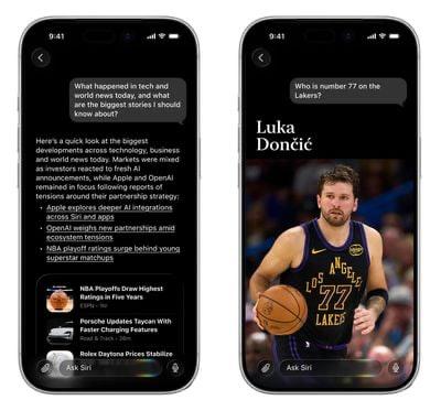 iOS 27 传出全新 Siri App 截图支持文字和语音双模式，还能像聊天机器人一样来回对话
