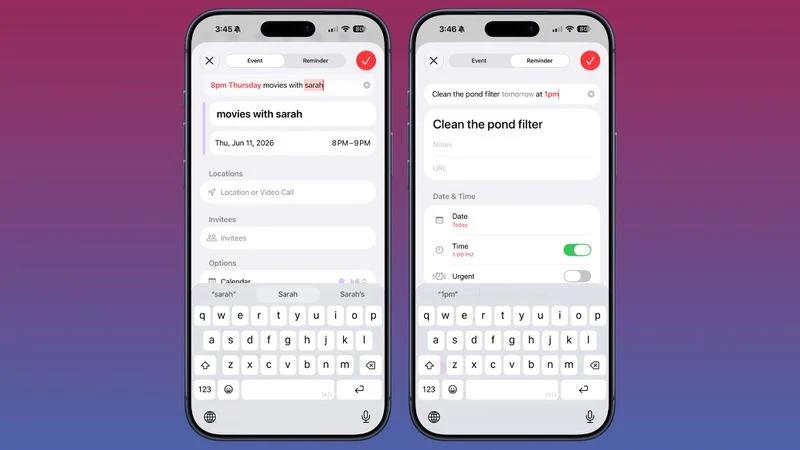 苹果在 iOS 27 里给日历和提醒事项加了 AI，主打“直接说人话就能建日程”