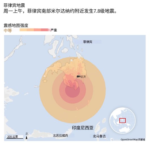 菲律宾南部海域发生7.8级强震造成至少15人死亡 区域多国发布海啸预警菲律宾南部棉兰老岛附近海域8日清晨发生7.8级强烈地震