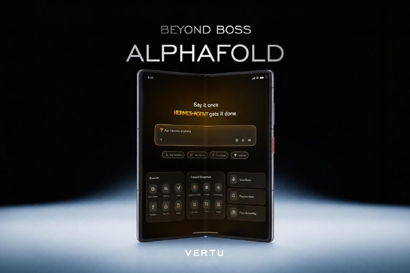 Vertu又整活了！推出AI折叠屏手机Alphafold，起售价6880美元专为企业高管打造，能直接连ERP/CRM帮你批文件、排日程，太会赚有钱人钱了😂京东🧧每天抽 3 次：点此抽取淘宝🧧每天抽 1 次：点此抽取标签:#vertuCreated by RocM官方频道:@rocCHL官方群组:@roctech官方合作:@rocmmbotvia XP Digital Lab - Telegram Channel (author: RocM 不私聊任何人“小心骗子”)Vertu又整活了！推出AI折叠屏手机Alphafold，起售价6880美元专为企业高管打造，能直接连ERP/CRM帮你批文件、排日程，太会赚有钱人钱了😂京东🧧每天抽 3 次：点此抽取淘宝🧧每天抽 1 次：点此抽取标签:#vertuCreated by RocM官方频道:@rocCHL官方群组:@roctech官方合作:@rocmmbotvia XP Digital Lab - Telegram Channel (author: RocM 不私聊任何人“小心骗子”)