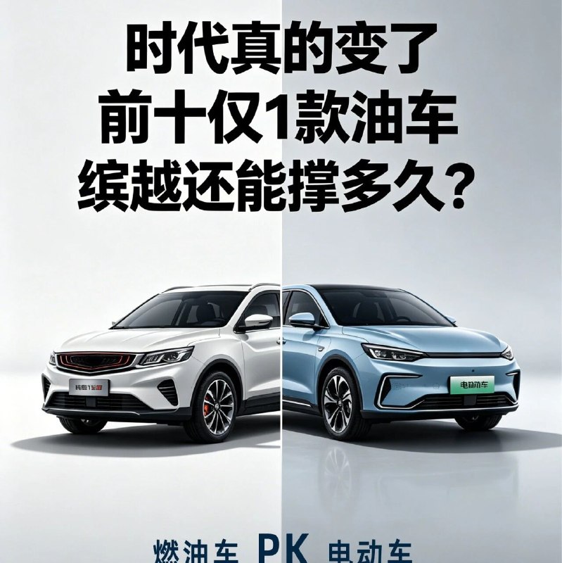 4月销量榜：燃油车只剩最后一根独苗！via 财经早餐