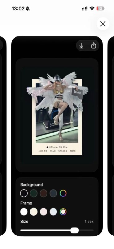 为了让照片冲出相框，我开发了这款 App~送码lanyi96:前几周在社交平台看到其他用户分享的鲜花的伪 3D 照片之后让我眼前一亮，所以开发了这款 app 效果图:原理是通过抠出照片中的主体，然后放置到相框的图层上，这种处理方式打破了二维平面的束缚，利用遮挡关系欺骗大脑，产生一种物体正向观众“跃出”屏幕的 3D 空间感