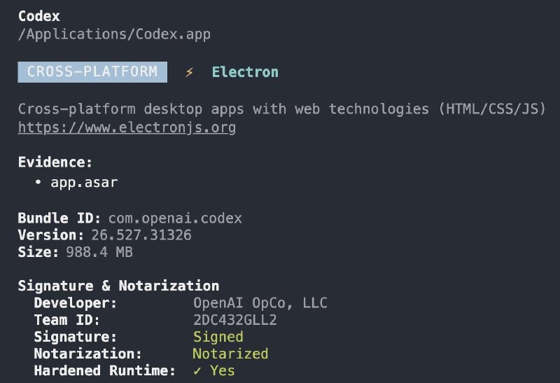 buildby 是个桌面应用技术栈检测工具，能快速识别 macOS 和 Windows 应用是原生开发还是用 Electron、Flutter、Tauri 等框架做的
