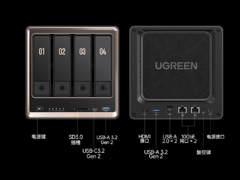 绿联 DXP4800 GT NAS 正式发布，起售价 2681.1 元