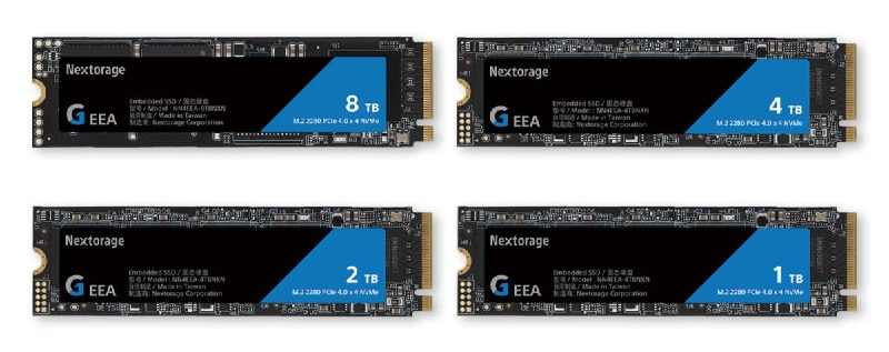 Nextorage推出PCIe Gen4 QLC固态硬盘 1911元起售 质保仅一年Nextorage推出了全新的G系列EEA固态硬盘，型号为NN4EEA