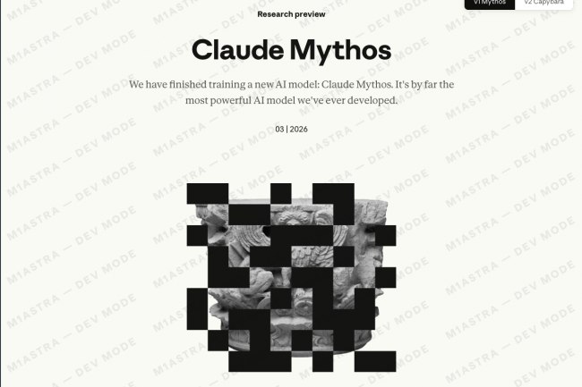 Mythos模型据悉被未经授权用户访问 Anthropic曾称其技术极其强大据一名知情人士透露及媒体审阅的文件显示，少数未经授权的用户已获得Anthropic PBC新一代Mythos AI模型的访问权限