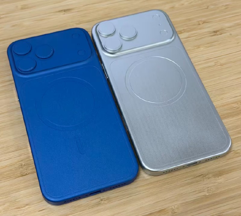 苹果iPhone 18 Pro/Pro Max金属机模曝光 相机模组增厚 首搭可变光圈海外爆料者@Vadim Yuryev最新晒出iPhone 18 Pro/Pro Max金属机模实拍，展现了一些细节信息
