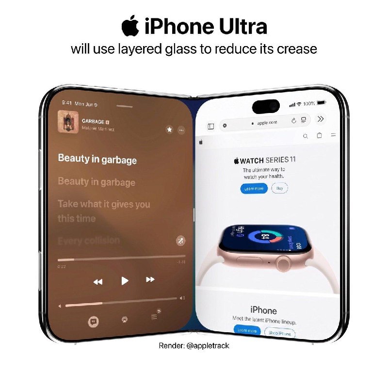 iPhone Ultra听说会采用层压技术，让你几乎感受不到折痕