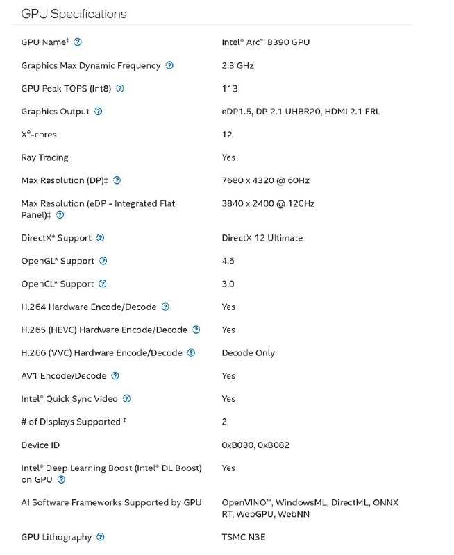 英特尔发布面向掌上游戏PC市场的Arc G3系列处理器英特尔正式推出 Arc G3 系列处理器，主打掌上游戏设备市场，并针对近期开始向掌机和 Windows PC 推送的 Windows Xbox 模式进行了优化