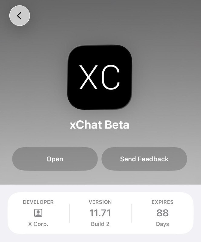 马斯克推出 iOS 版 X Chat 独立通讯软件：首批 1000 名额两小时被抢光埃隆 · 马斯克（Elon Musk）旗下社交网络 X 正在 iOS 平台测试名为“X Chat”的独立通讯应用，首批 1000 个测试名额在发布两小时后抢空