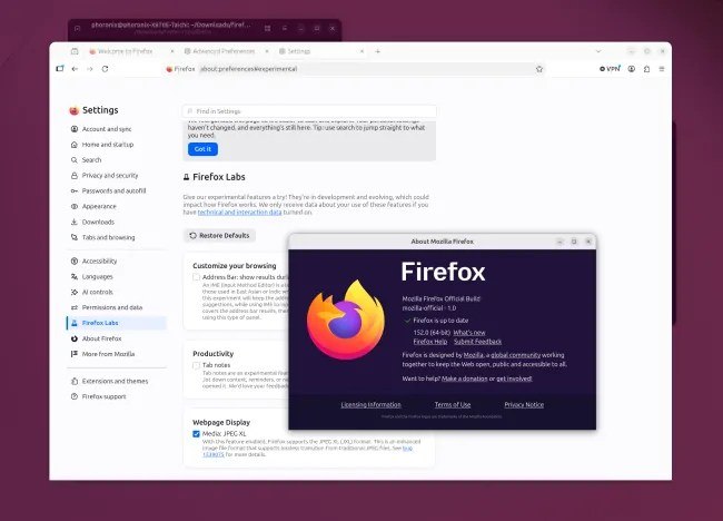 Mozilla Firefox 152 正式发布：提供对JPEG‑XL的支持 引入全新设置界面6 月 15 日，Mozilla 面向桌面平台推出 Firefox 152.0 正式版，安装包现已提前开放下载，官方发布公告将于次日公开