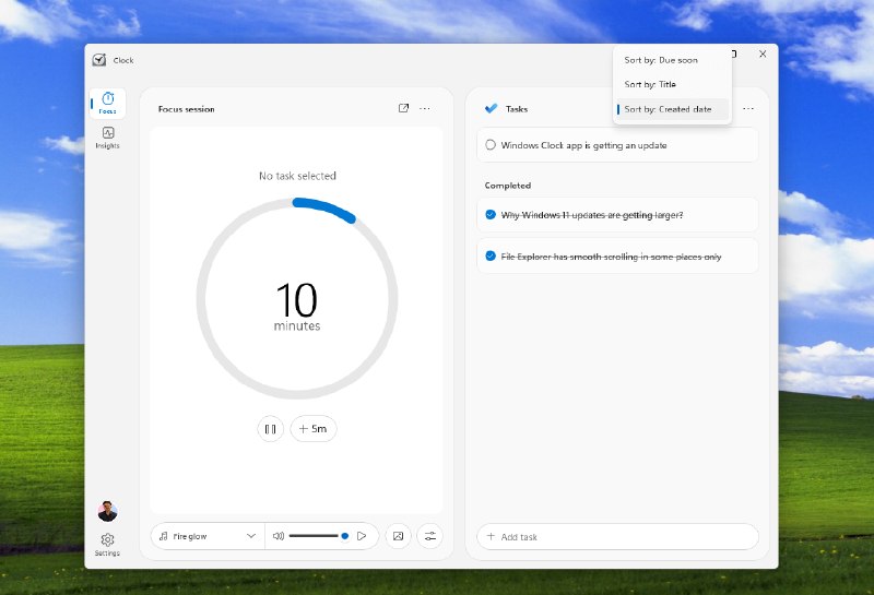 Windows 11时钟App改版 加入AI、感知走神并自动暂停计时据Windows Latest报道，微软正在对Windows 11内置的时钟App进行大幅改版，增强的专注模式将引入AI驱动的洞察功能，并利用PC端NPU实现注意力状态检测